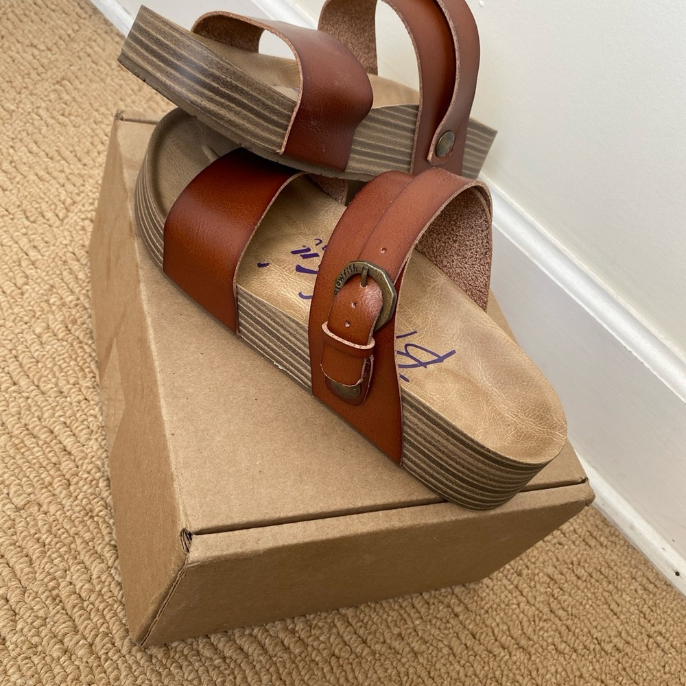 Women slide platform, size 8/5